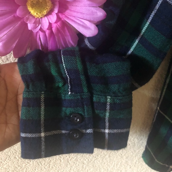 Arizona Blue and Green Flannel - Picture 5 of 5